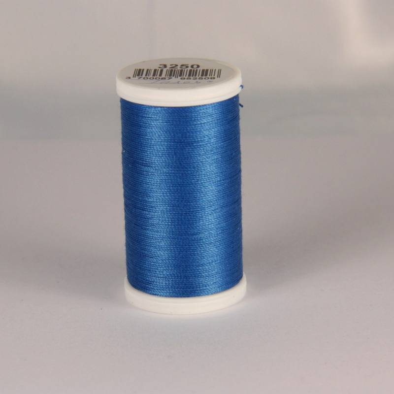 Fil coton laser bleu azur 3250