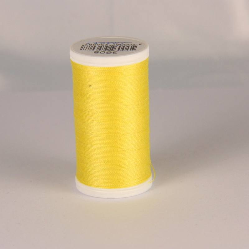 Fil coton laser jaune clair 3608