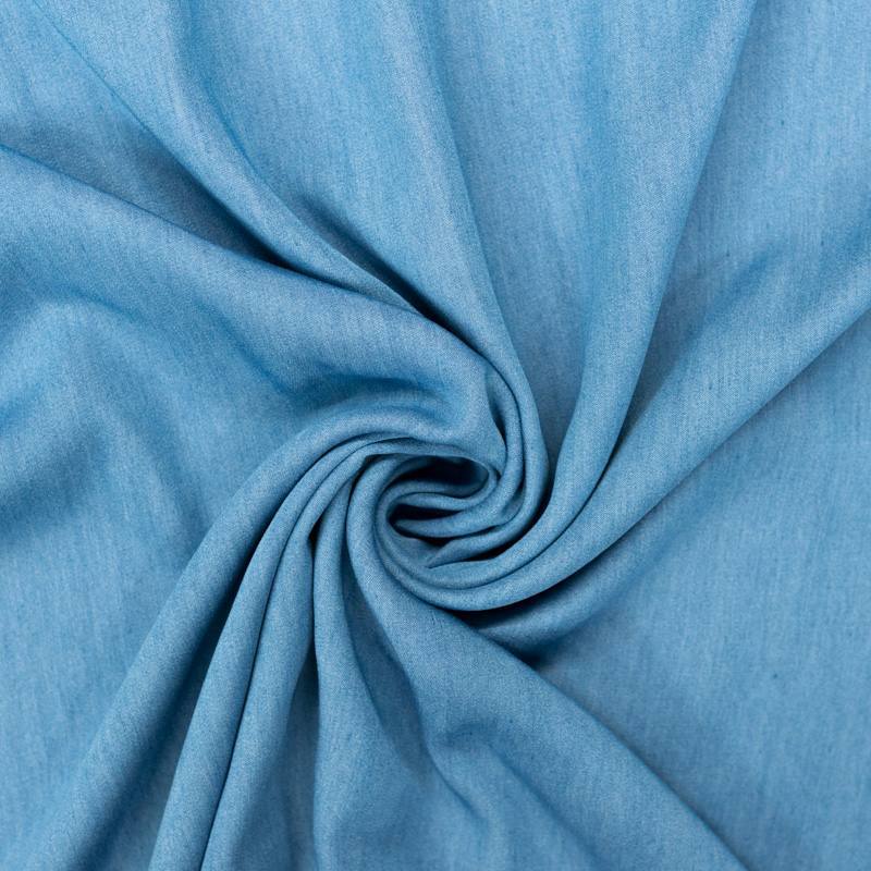 Tissu jean lyocell bleu clair