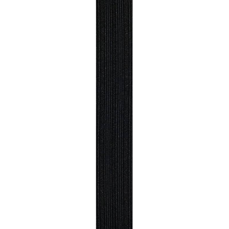 Elastique noir gaufré 30 mm