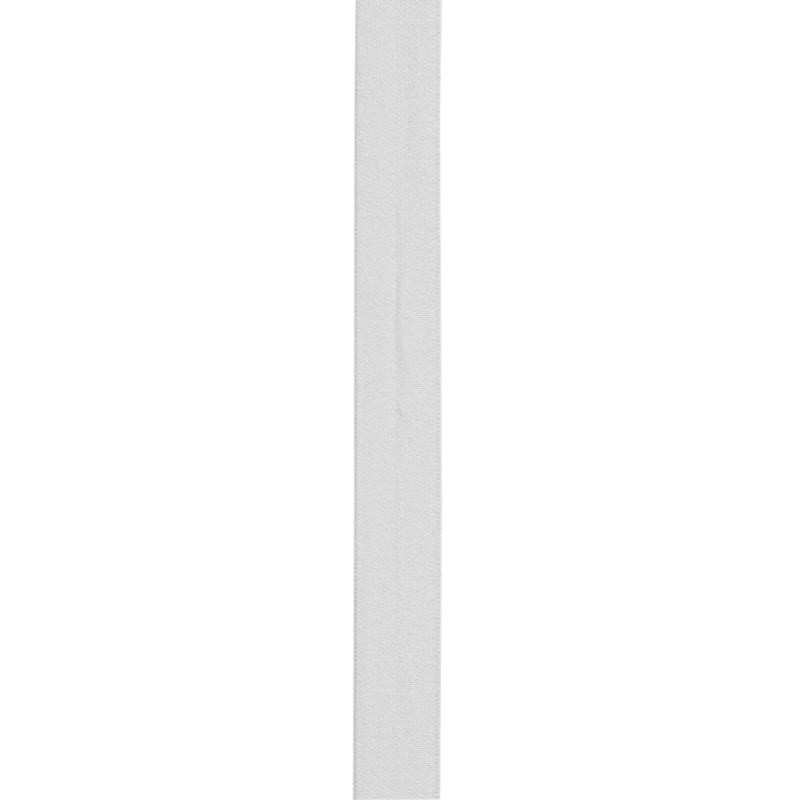 Biais élastique 20 mm blanc