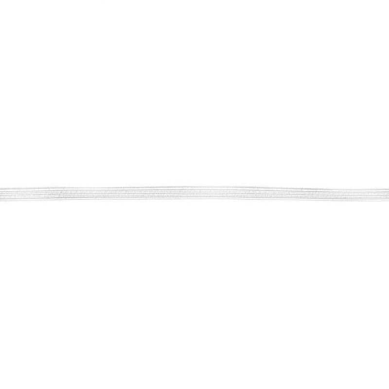 Elastique blanc 5 mm