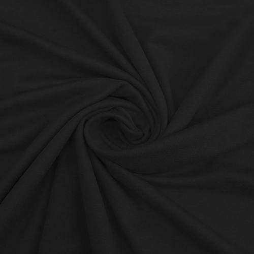 Jersey coton bio noir Oeko-tex