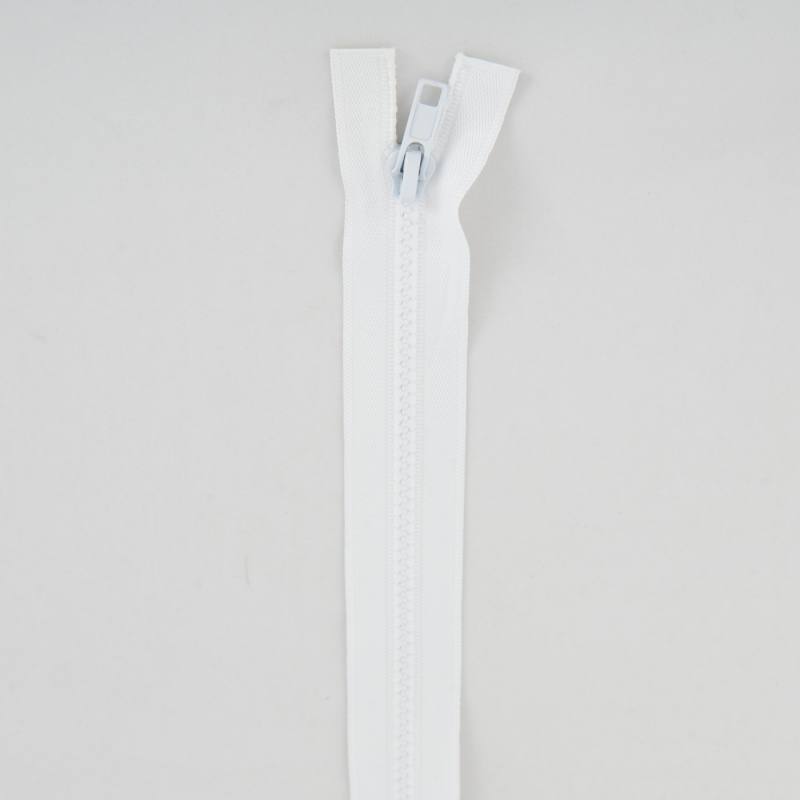 Fermeture injectée 30 cm séparable col 501 blanc