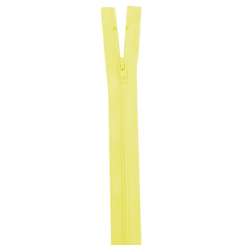Fermeture jaune pastel 15 cm non séparable col 503