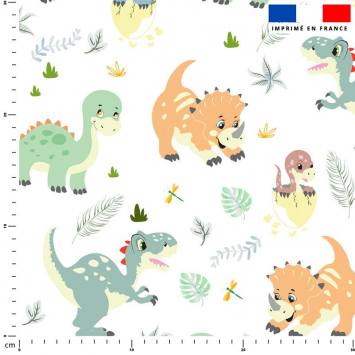 Tissu Dinosaure Tissu Dinosaure Au Metre Tissus Price