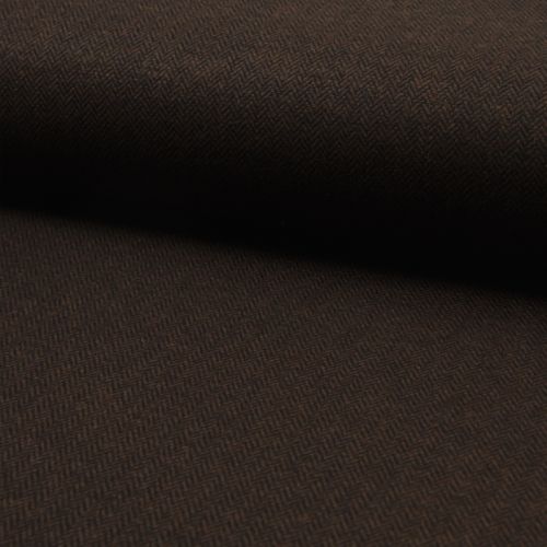 Tissu tweed noir motif...