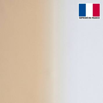 coupon - Coupon 145cm - Mousseline crêpe imprimée dégradé chair et blanc - Mousseline crêpe 75 gr/m² - 145 cm