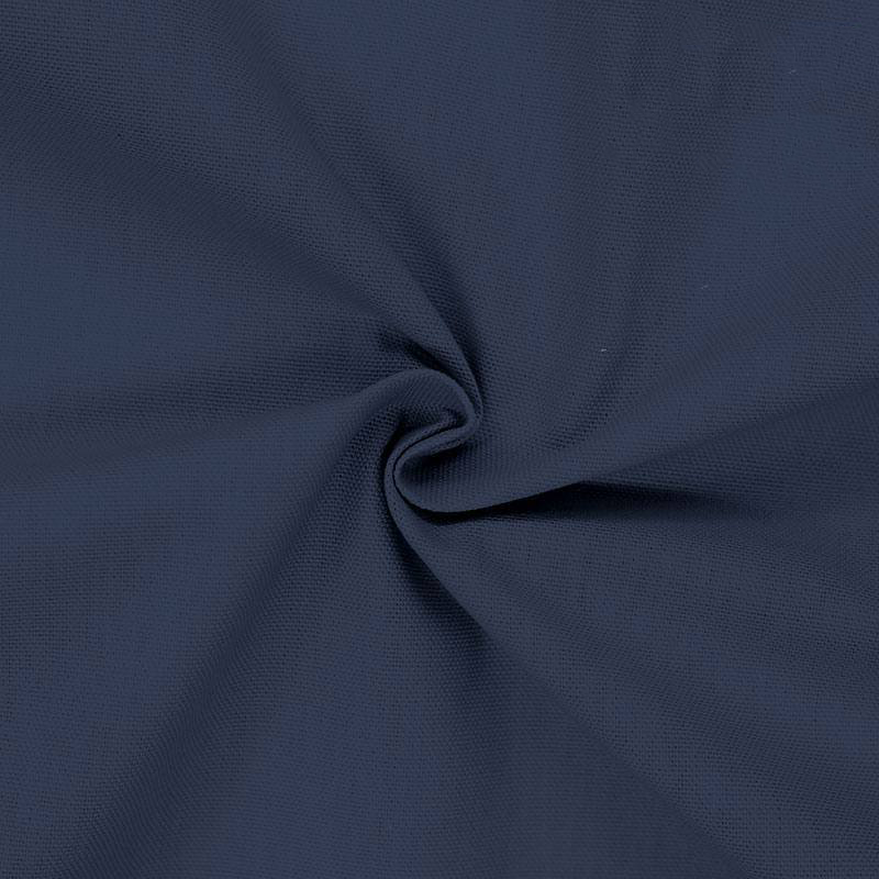 Toile coton bleu marine grande largeur