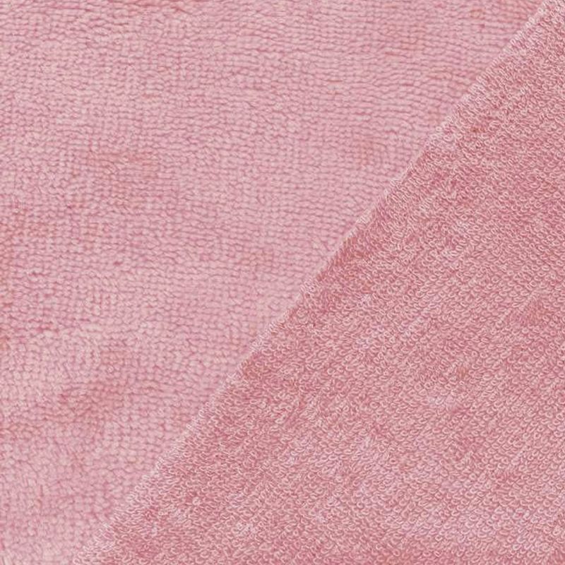 Eponge doudou coton microfibre rose pale Oeko-tex