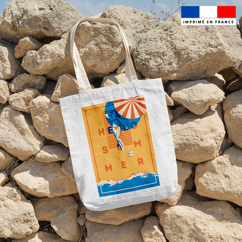 Coupon pour tote-bag motif hello summer