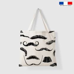 Moustaches élégantes - Fond blanc