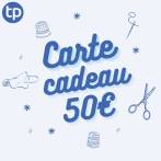 CARTE CADEAU 50€