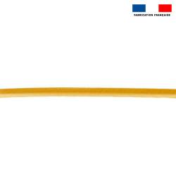 Passepoil velours 10 mm jaune