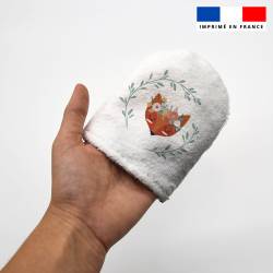 Kit mini-gants nettoyants motif renard