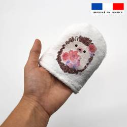 Kit mini-gants nettoyants motif hérisson