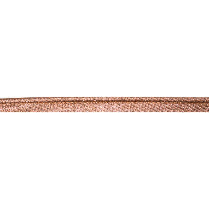 Passepoil lurex cuivre 15mm