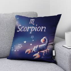 Coupon 45x45 cm imprimé signe astro scorpion - Création Stillistic