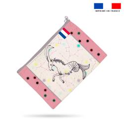 Kit pochette motif astro capricorne - Création Lili Bambou Design