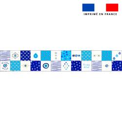 Coupon lingettes lavables motif Grèce oeil bleu