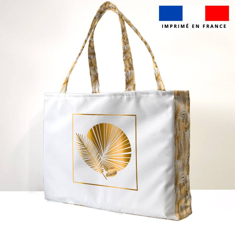 Kit couture sac cabas motif art déco gold