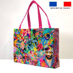 Kit couture sac cabas motif windsor - Création Khosravi