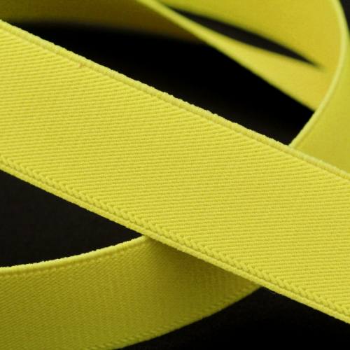 Elastique ceinture jaune fluo
