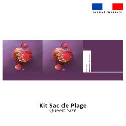 Kit couture sac cabas motif loutre - Création Stillistic