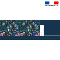 Kit couture sac cabas motif méduse - Création Jasmine Blooms Designs