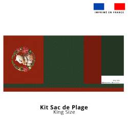 Kit couture sac cabas motif renne Christmas - Création Stillistic