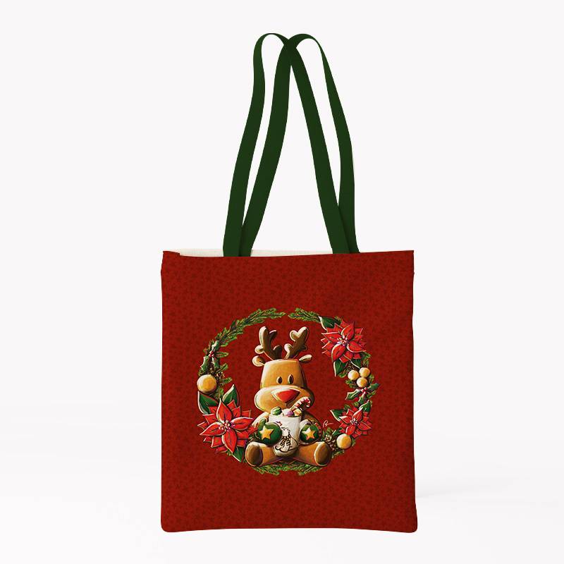 Coupon pour tote-bag motif renne Christmas - Création Stillistic