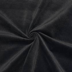 Tissu velours occultant thermique uni noir
