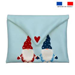 Coupon Pour Enveloppe En Tissu motif lutin de Noël