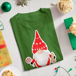 Planche DTF de transfert textile personnalisée - Gnome de Noël