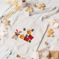 Planche DTF de transfert textile personnalisée - Père Noël en vacances