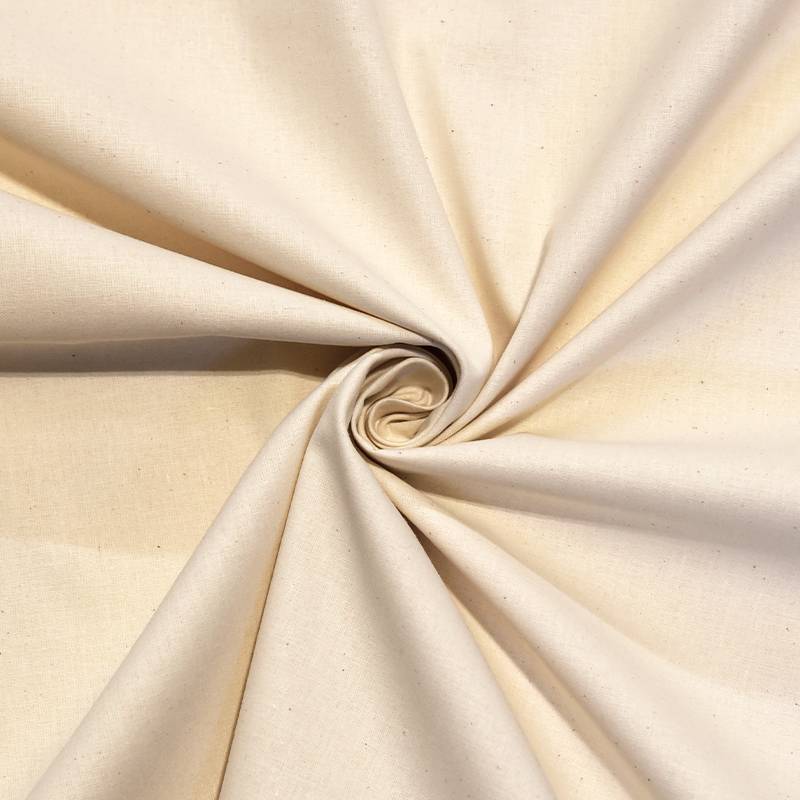 Tissu coton grande largeur naturel