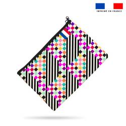 Kit pochette motif coeur sacré - Création Lili Bambou Design