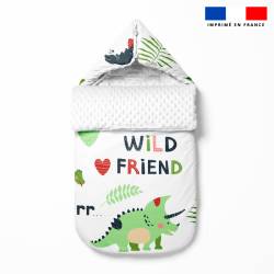 Dino wild friend - Fond blanc