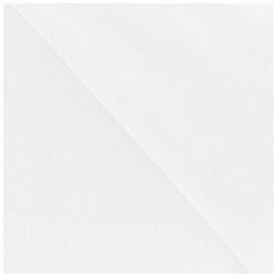 coupon - Coupon 60cm - Popeline de coton peigné unie blanche