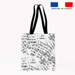 Coupon pour tote-bag motif serpent era noir