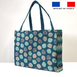 Kit couture sac cabas motif coquillage
