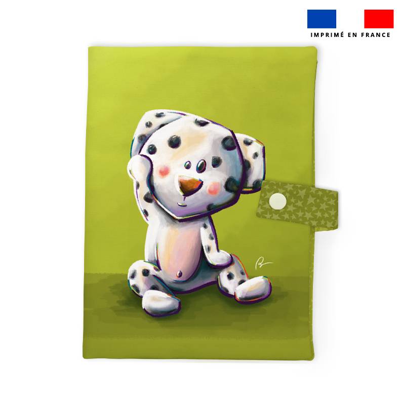 Patron imprimé pour protège carnet de santé motif bébé dalmatien - Création Stillistic