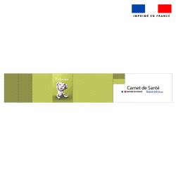 Patron protège carnet de santé personnalisé - Bébé dalmatien - Création Stillistic