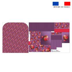 Patron pour organisateur de voiture motif loutre + Coupon pochette Offert - Création Stillistic