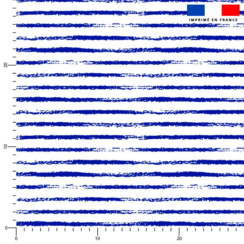Rayure à la craie bleu marine - Fond blanc