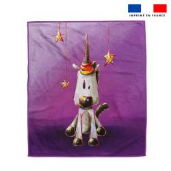 Coupon serviette de plage motif licorne - Création Stillistic