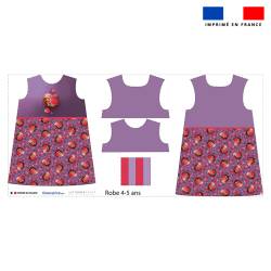 Patron robe enfant motif loutre coeur - Création Stillistic