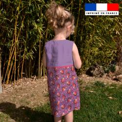 Patron robe enfant motif loutre coeur - Création Stillistic