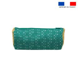 Kit trousse double compartiment motif pingouin + 1 trousse assortie - Création Stillistic