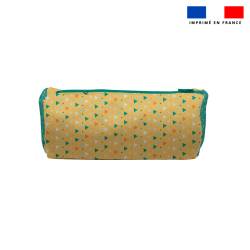 Kit trousse double compartiment motif loup polaire + 1 trousse assortie - Création Stillistic